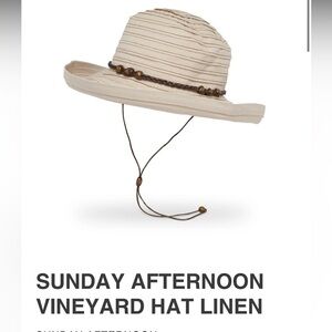 Sunday Afternoons Vineyard Hat in Linen